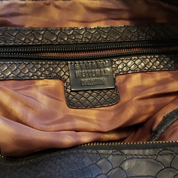Stuart Weitzman Embossed Leather Bag - Picture 7 of 9